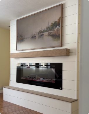 James C. fireplace project