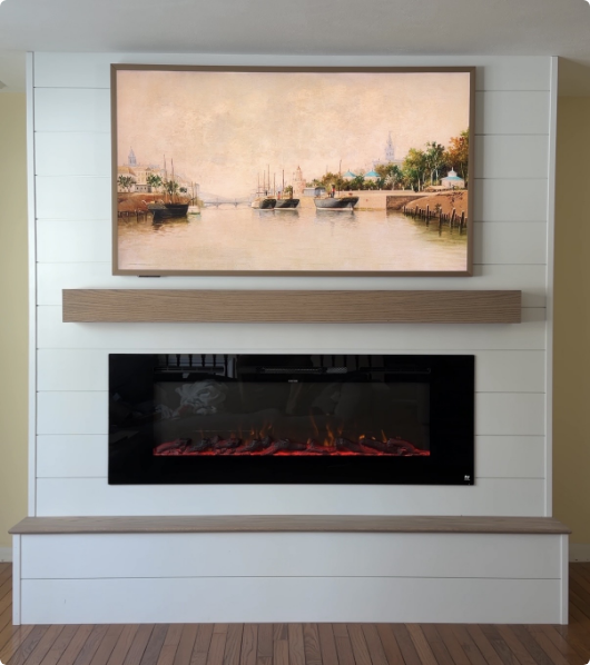 Fireplace style preview